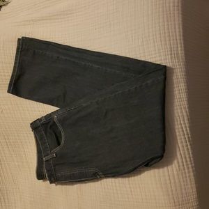 Mens 501 button fly Levi's dark wash size 36x34